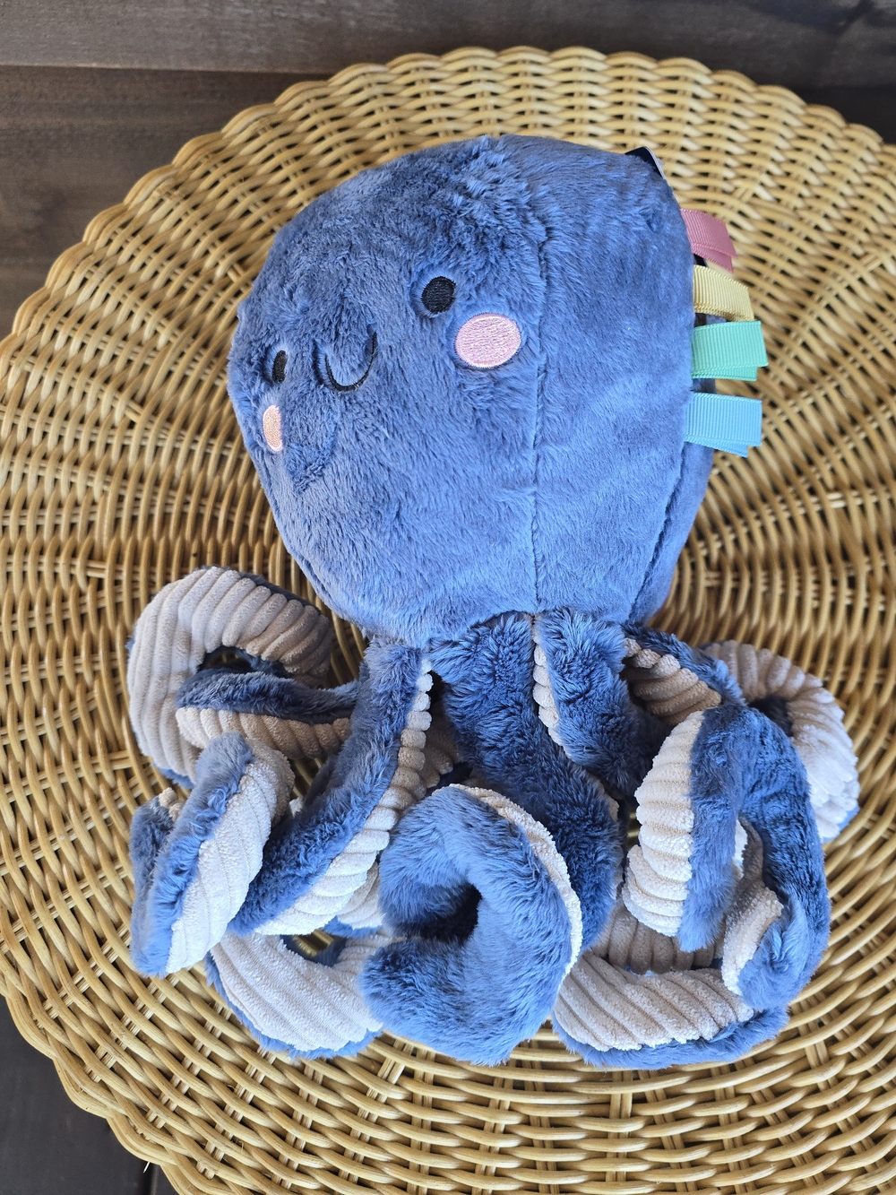 NWT Itzy Ritzy Ollie The Blue Plush Octopus - Picture 6 of 6